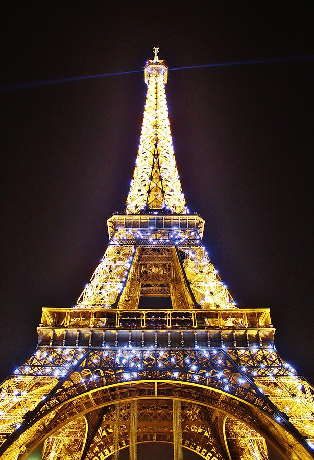 midnight glittering of the eiffel tower david broome